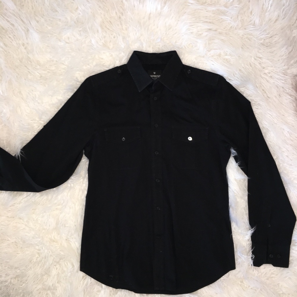 Express Men’s Fitted Dress Shirt